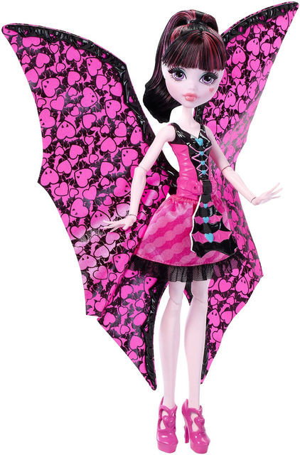 Лялька Дракулаура з платтям-трансформером — Monster High Ghoul-to-Bat Transformation Draculaura Doll
