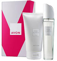 Набор подарочный женский Avon Pur Blanca (Парфюмерная вода 50 мл + Лосьон для тела 150 мл) (5059018397652)