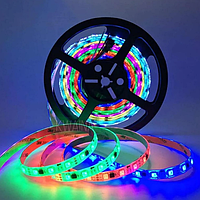 Самоклеюча світлодіодна лєнта NAZIM L-05 rgb led з пультом і блоком живленняsp-235