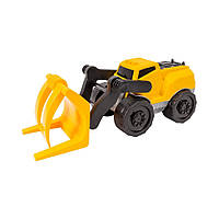 Дитяча автомодель Навантажувач ТехноК 8577TXK з маніпулятором Жовтий