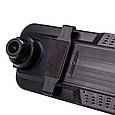 Відеореєстратор-дзеркало Vehicle Blackbox DVR 10" 2 камери, Full HD, сенсорний екран, Super Night Vision, LUGI, фото 5