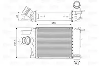 Охладитель наддувочного воздуха VALEO 818609