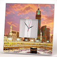 Стильные и необычные часы "Мекка. Хадж. Кааба. Ислам."
