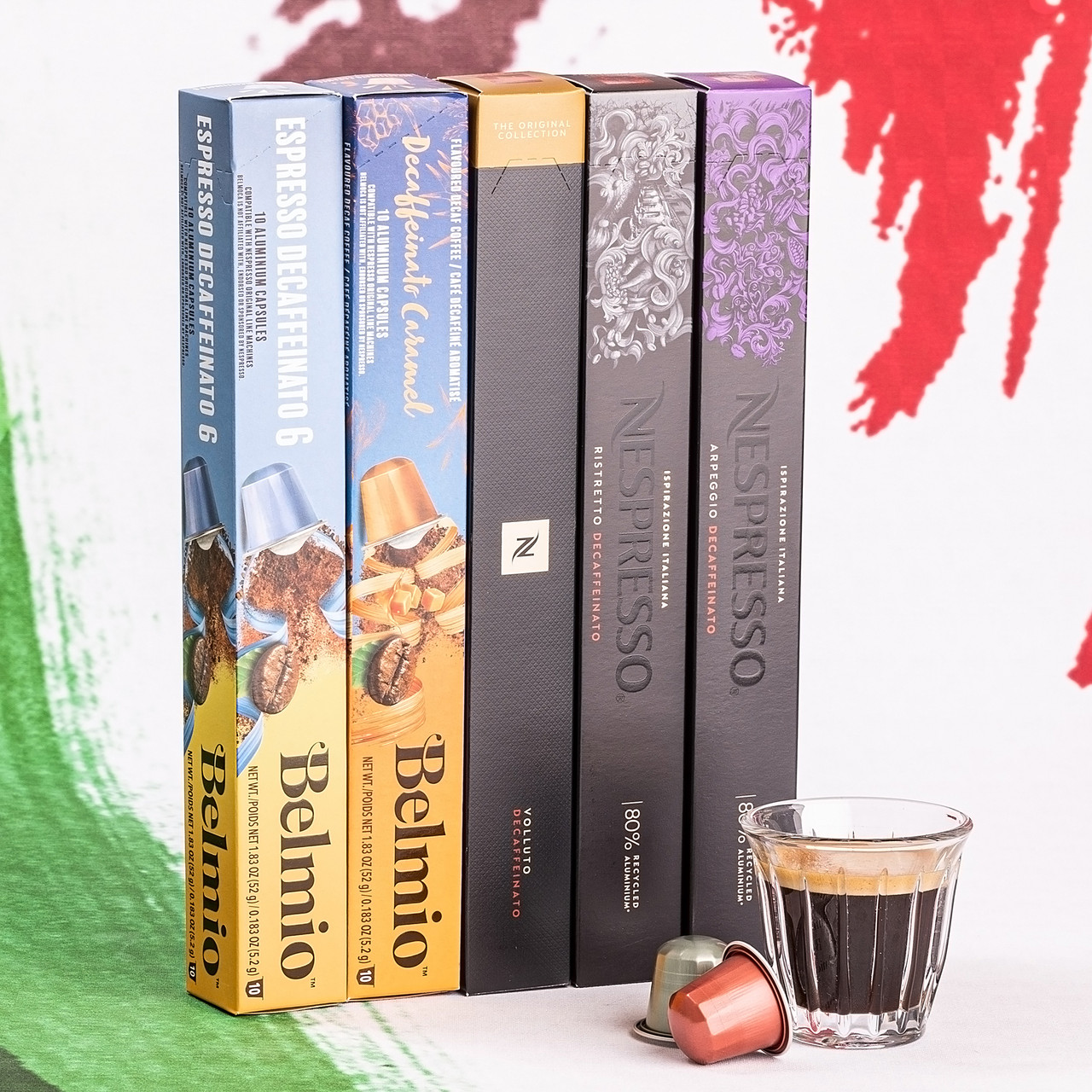 Колекція кави в капсулах Nespresso® Belmio Decaffeinato без кофеїну (50 шт.)