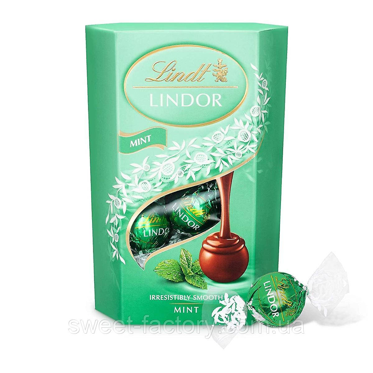 Цукерки Lindt Lindor Minze 500g
