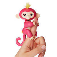 Интерактивная ручная обезьянка Fingerlings Happy Monkey Bella (red)! Улучшенный