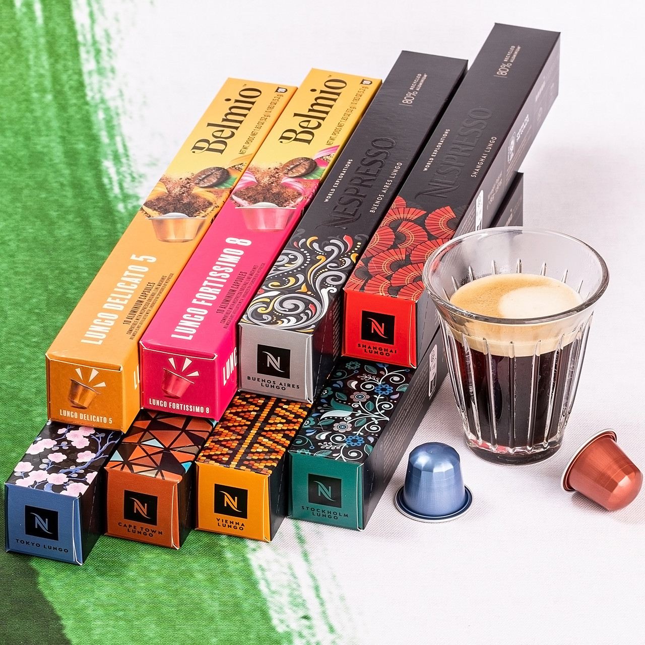 Колекція кави в капсулах Nespresso®&Belmio Lungo (80 шт.), фото 1