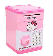 Детский сейф-копилка Cartoon Bank с кодовым замком Hello Kitty! Улучшенный