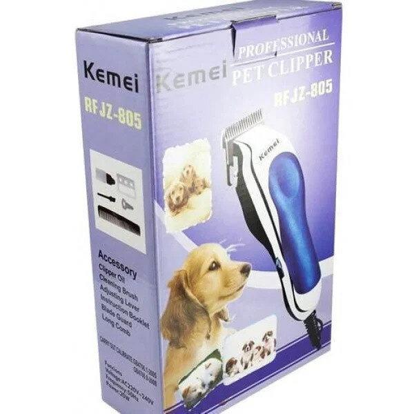 Машинка для стрижки животных Kemei RFJZ-805, триммер для груминга, набор для стрижки домашних животных! - фото 2 - id-p2128864026