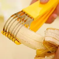 Кухонный нож-измельчитель FOD Banana Knife для быстрой нарезки бананов и огурцов! Улучшенный