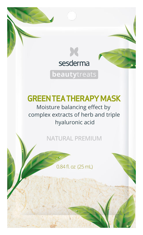 Сесдерма Beauty Treats Маска зволожувальна з екстрактом зеленого чаю SesDerma Beauty Treats Green Tea Therapy Mask 25 мл