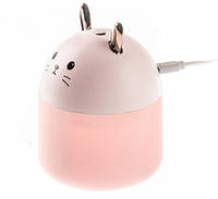 Мини увлажнитель ночник ультразвуковой котик Humidifier USB ! Улучшенный