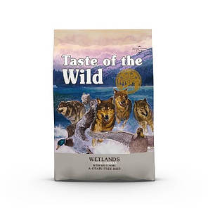 Сухий корм для собак Taste of the Wild Wetlands Canine з качкою та перепілкою 12,2 кг, фото 3