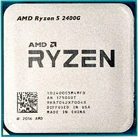 Процесор AMD Ryzen 5 2400G (YD2400C5FBBOX) (sAM4, 8T, Box) Б/в