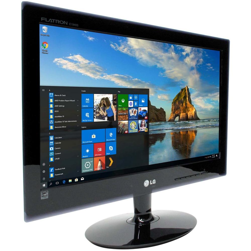 Монітор 19" 1360*768 TN LG E1940S LED VGA зовн.БЖ 12V чорний бв A- Гар.12міс!