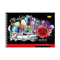 Скетчбук BLACK СББ-А5-24 А5, 24 листа City skyline