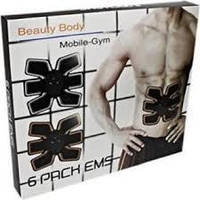 Стимулятор мышц пресса Beauty body mobile gym EMS-1, миостимулятор! Полезный