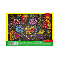 Альбом для малювання АП-0308, 20 аркушів, 100 г/м2 Pizza party