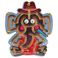 Дерев'яна магнітна іграшка Лабіринт MD 1792-1 Слоник