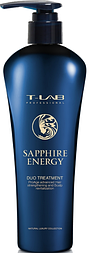 Кондиціонер для зміцнення волосся T-LAB Professional Sapphire Energy Duo Treatment 300 мл