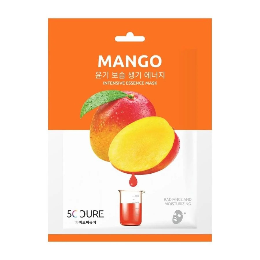 Тканинна маска для обличчя з екстрактом манго Jkosmec Mango Intensive Essence Mask 25 мл