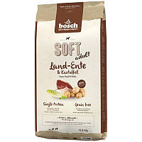 Сухий корм для дорослих собак Bosch Soft Land Duck & Potato 12.5 кг (4015598009249)