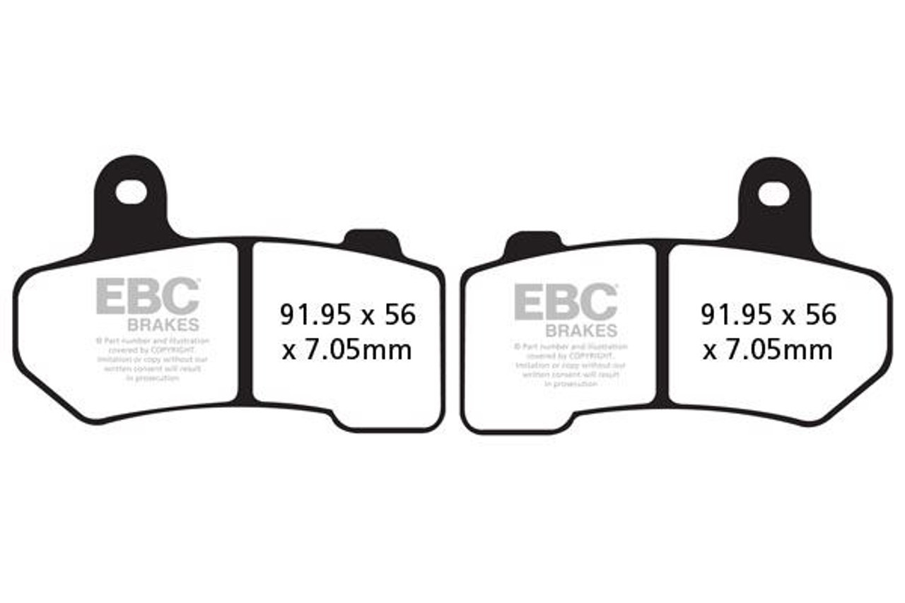 Гальмівні колодки EBC FA409HH