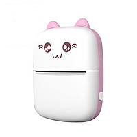 Портативний дитячий міні-принтер "Котик" DY4977(Pink)