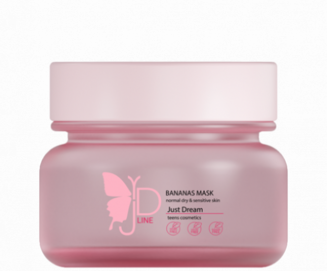 Маска для сухої та нормальної шкіри Medactive JD Line BANANAS MASK, 50 мл