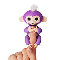 Интерактивная обезьянка Fingerlings (purple)! Полезный