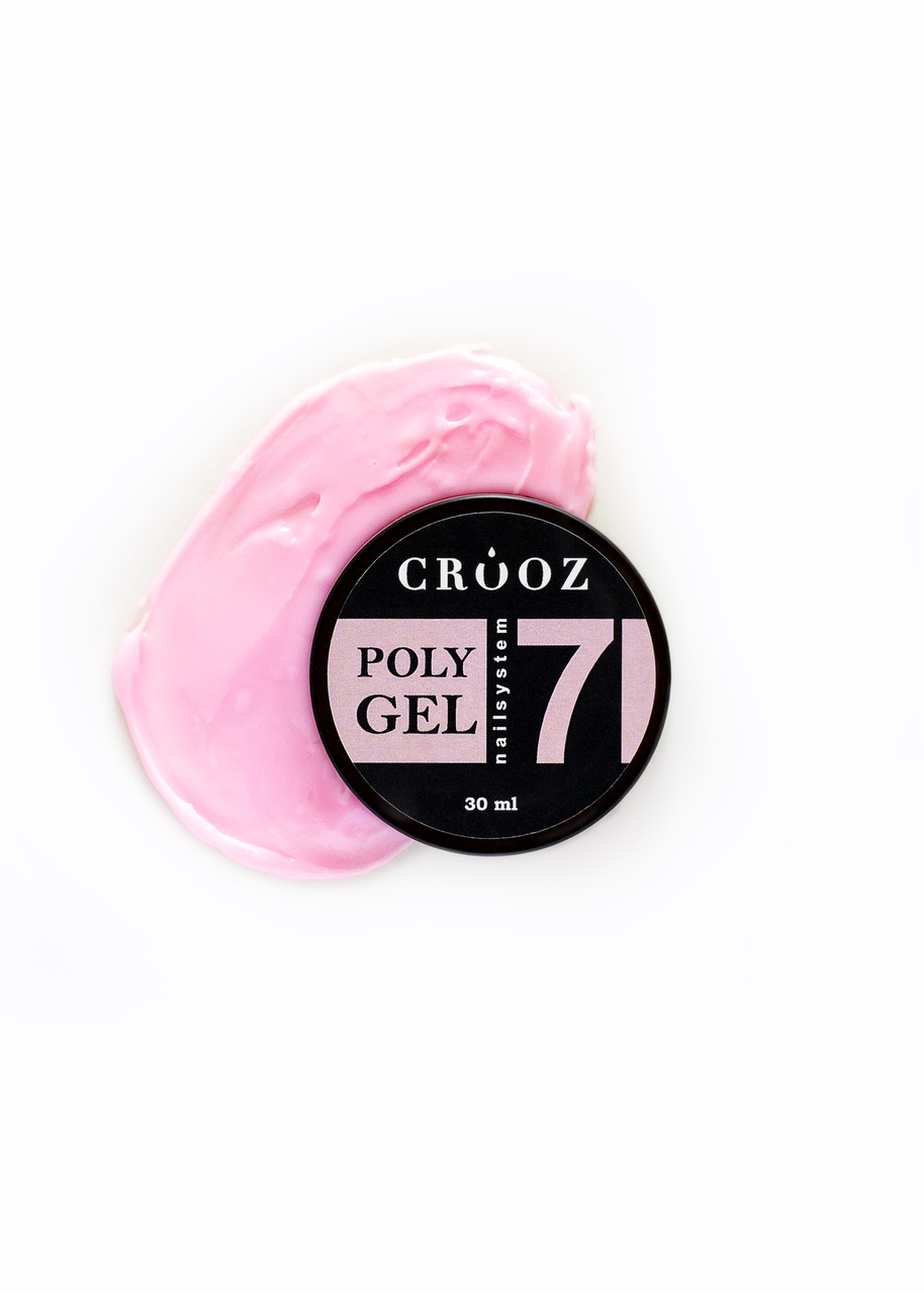 Полігель Crooz 30 мл у баночці №7 (Рожевий)