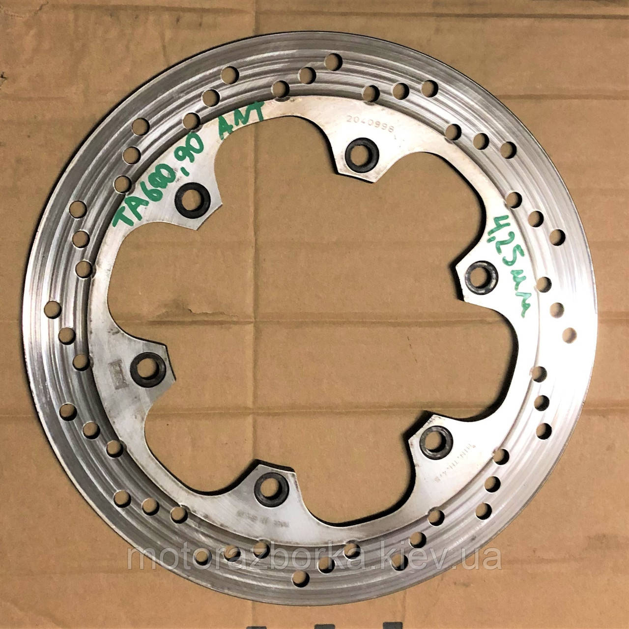 Гальмівний диск перед Honda Transalp 600, фото 1