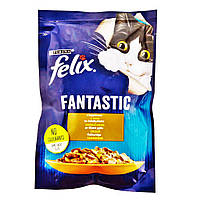 Корм для кошек Felix Fantastic Индейка пауч 85 г