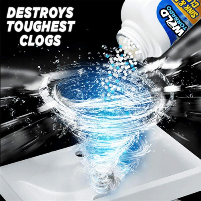 Мощный очиститель для мойки и слива WILD Tornado Sink & Drain Cleaner | от засора слива раковины и! Улучшенный - фото 2 - id-p2128796619