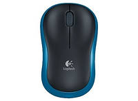 Мышь LOGITECH Cordless M185 Blue (910-002239)