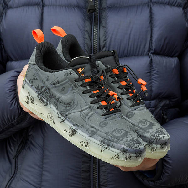 Nike Air Force 1 Low Experimental Halloween Black 1 Krosonavtik 2129119364