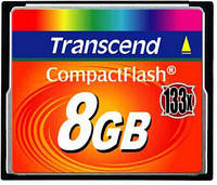 Карта памяти Transcend 8Gb Compact Flash 133x (TS8GCF133)