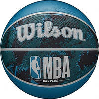 Мяч баскетбольный Wilson NBA DRV PLUS VIBE BSKT Black/Blue size 5 (WZ3012602XB5 5)