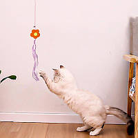 Lb Игрушка Taotaopets 011122 на присоске для кошек Цветы с кистями