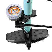 Al Насос велосипедний West Biking YP0711046 з манометром Turquoise