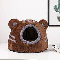 Lb Домик лежанка для котов Taotaopets 569902 Bear house Brown 43*41*37 см