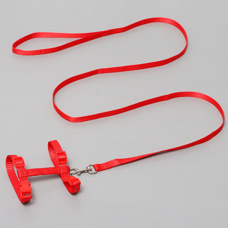 Al Шлея з повідцем для кішок Taotaopets 176602 Red