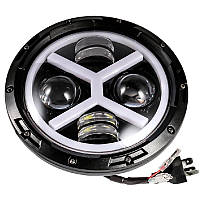 Al Світлодіодна LED-фара для Ніва ВАЗ 2101 2121 FJ Cruiser Jeep мото 7 дюймів DXZ JP-Y7-X-A