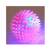 Al Игрушка звуковый и светящиеся Мяч для собак с шипами, Taotaopets 6,5см 065530 Pink