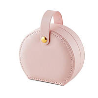 Lb Органайзер сумочка Casegrace SP-01278 для украшений и ювелирных изделий с ручкой 10*9*4,5 см Pink