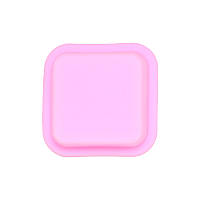 Lb Силиконовая форма для мыла квадрат 1 ячейка CUMENSS Handmade-02 Pink