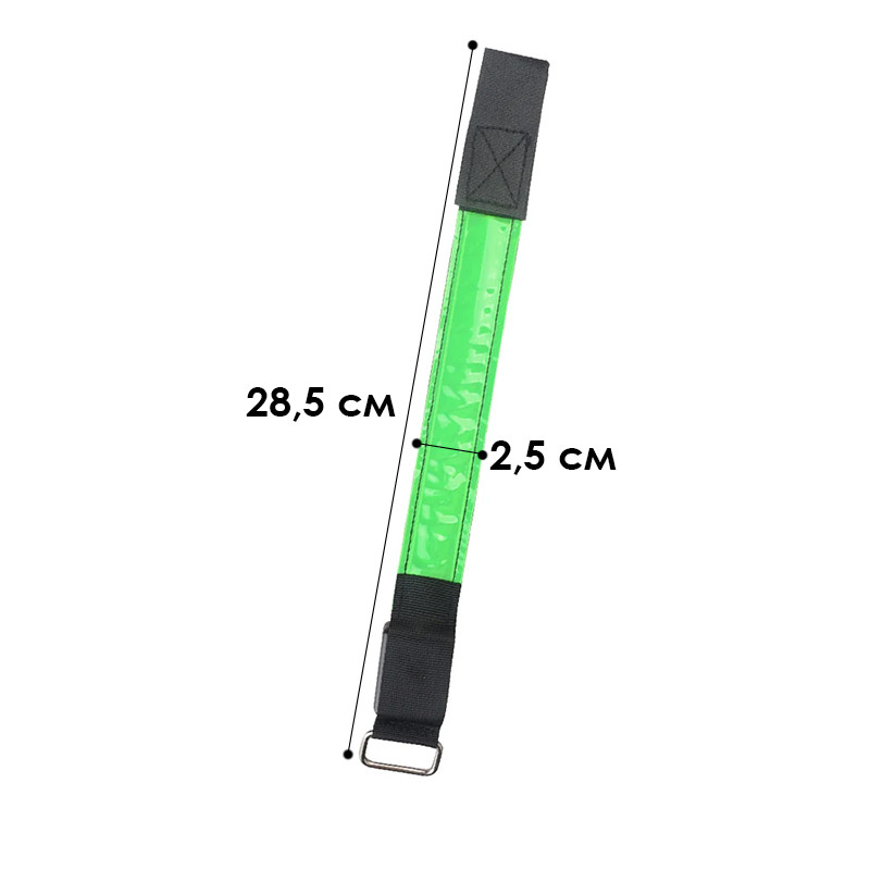 Lb Светодиодный LED браслет на руку для бега спорта Green - фото 5 - id-p2129137641