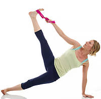 Al Ремень DBT-YG112 для растяжки и йоги Pink