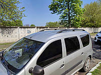 Рейлинги черные Пластиковые ножки для Renault Logan MCV 2005-2013 гг DG