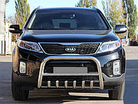 Кенгурятник WT021 (нерж.) для Kia Sorento XM 2009-2014 гг DG